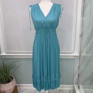 NWT White House Black Market teal dress